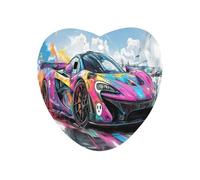 Graffiti Art Racing Car Car Air Freshener Aromatherapy Tablets Hanging Scented Cards for Rooms Bathrooms Wardrobe Love form