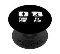 Graffiti Artist Your Mom My Mom Daughter Son Funny Sprayer PopSockets Adhesive PopGrip