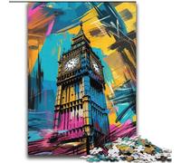 Graffiti Big Ben 2000 Piece Jigsaw Puzzles for Adults & Teens, Challenging Game And Family Play Birthday Present, Gifts, Wall Art (70x100cm)