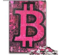 Graffiti Bitcoin 2000 Piece Jigsaw Puzzle for Adults Teens, Challenging Game And Family Play Parent-child Interaction (70x100cm)