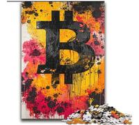 Graffiti Bitcoin Jigsaw Puzzles for Adults 2000 Piece, Challenging Difficult Deal As Gifts for The Whole Family (70x100cm)