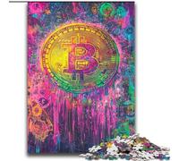 Graffiti Bitcoin Puzzles for Adults Teens 2000 Pieces, for 14+ Train Your Brain And Your Hands Christmas Game Gifts (70x100cm)