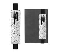 Graffiti Bottlesleather Pen Pouch Bookmark - Full-Print Dual-Sided PVC Leather Bookmarker with Elastic Band for Notebooks, Journals & Planners (8-10 in Pens, 2-3 Capacity)