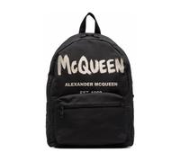 Graffiti Bucket Bag & Backpack - male - Alexander McQueen - Backpacks - Black - ONE SIZE - Bags ONE SIZE