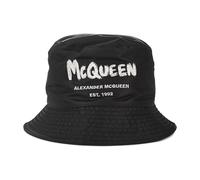 Graffiti Bucket Hat - male - Alexander McQueen - Accessories - Black - M - Accessories M