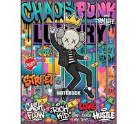 Graffiti Chaos KAWS Toy Life Street Art Inspired College Ruled Notebook: Street Art Style Notebook For Teens ( 8.5 x 11 inches) Blank Lined Notebook Journal- 120 Pages