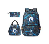 (Graffiti Chelsea) Champions League backpack fashion trend Real Madrid Barcelona Paris Grand Backpack Student schoolbag men's Manchester City Manchester United