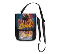 Graffiti Cool Bear Travel Wallet Passport Holder Travel Wallet Organizer Slim Lightweight Crossbody Bag with Adjustable Strap