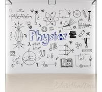 Graffiti Doodle Physics Wall Sticker - Removable Vinyl Wall Art for Classroom, School, or Science Room Decor