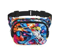 Graffiti Drawing Fanny Packs for Women Men, Fashion Waist Packs for Workout Running Traveling Hiking