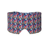 Graffiti Drawing Print Adults Eye and Ear Muffs Soft Blackout Blocking for Sleeping Home Office Travel