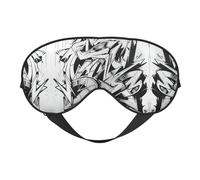 Graffiti Drawing Print Sleep Mask, Soft Breathable Eye Cover for Travel, Shift Work & Meditation