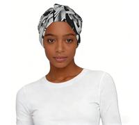 Graffiti Drawing Print Universal Comfort Elastic Lady Headscarf Hat Stylish Work Travel Accessory Gift