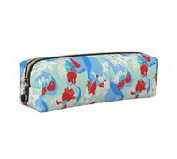 Graffiti Flowers Minimalist Leather Zip Pencil Case â€“ Premium Cross-Grain Pvc Leather Organizer For Pens, Art Supplies & Daily Essentials â€“ Compact, Stylish & Durable School/Office/Travel Pouch