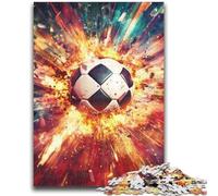 Graffiti Football 1000 Piece Jigsaw Puzzles for Adults,Challenging To Complete But Fun And Humorous Birthday Present,Gifts,Wall Art (50x75cm)