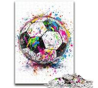 Graffiti Football 2000 Pieces Jigsaw Puzzles For Teens And Adults,Challenging Game Gifts for Is Ideal As A Gift for The Whole Family (70X100cm)