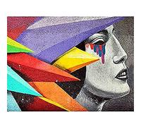 Graffiti Frau Tears Street Art Kunstdruck