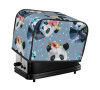 Graffiti Giant Panda Toaster Cover 2 Slice Kitchen Small Appliance Covers With Pockets Dust And Fingerprint Protectio