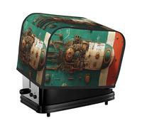 Graffiti Giant Ship Toaster Cover 2 Slice Kitchen Small Appliance Covers With Pockets Dust And Fingerprint Protectio
