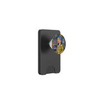 Graffiti Girl with a Pearl Earring - Colorful Pop Art Street PopSockets PopWallet for MagSafe