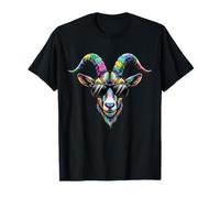 Graffiti Goat with Sunglasses Urban Street Style T-Shirt