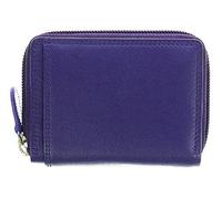 Golunski Graffiti RFID Small Leather Purse in Block Colours 7.5 x 10 x 2 cms - Purple