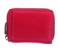Golunski Graffiti RFID Small Leather Purse in Block Colours 7.5 x 10 x 2 cms - Red