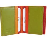 Graffiti Golunski Soft Leather Credit Card Holder, Spice