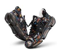 Graffiti Gorilla with Headphones Men's Running Shoe