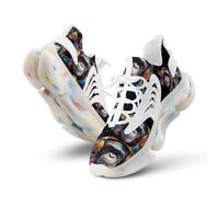 Graffiti Gorilla with Headphones Men's Running Shoe