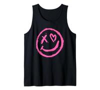 Graffiti Happy Face Smile Tank Top