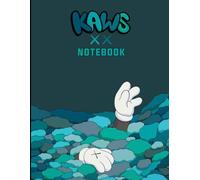 Graffiti Helpless Poor Kaws Sinking Pop Art Style Inspired College Ruled Notebook: Street Art Notebook For Teens ( 8.5 x 11 inches) Blank Lined Notebook Journal- 120 Pages