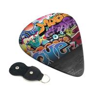 Graffiti Hip Hop Guitar Pickfor Pickups For Acoustic Electric Guitar Bass Ukulele