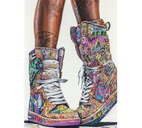 Graffiti Jigsaw Puzzles for Adults 2000 Piece Jigsaw Puzzles for Adults 2000 Pieces Jigsaws Puzzle Shoe Educational Games, Stress Relief Fun Smart Games, Gifts for Friends Family, Home Decor g-967