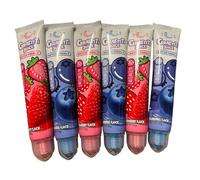 Graffiti Juice Liquid Candy Gel Tubes, Strawberry & Blueberry, 55g, 6pk