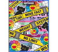 Graffiti KAWS System Max Load Street Pop Inspired College Ruled Notebook: Street Art Style Notebook For Teens ( 8.5 x 11 inches) Blank Lined Notebook Journal- 120 Pages
