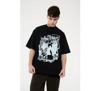 Graffiti Logo Limited Edition 999 Only Oversized Boxy T Shirt Wu Tang Clan Black L