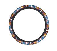 Graffiti love Printed Steering Wheel Protective Cover Elastic Steering Wheel Decorative Cover Suitable For SUV Truck