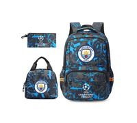 (Graffiti Manchester City) Champions League backpack fashion trend Real Madrid Barcelona Paris Grand Backpack Student schoolbag men's Manchester City Manchester United