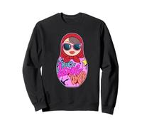 Graffiti Matryoshka Punk Russian Doll Puppet Matrioshka Sweatshirt