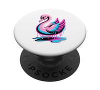 Graffiti Melting Art Swan Swans PopSockets Adhesive PopGrip