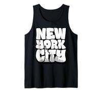 Graffiti New York City Downtown Cityscape Statue of Liberty Tank Top