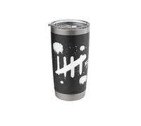Graffiti Number 5 Counting Math Lover Five Year Old Stainless Steel Insulated Tumbler