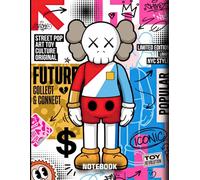 Graffiti NYC Style Kaws Iconic Pop Art Inspired College Ruled Notebook: Street Art Style Notebook For Teens ( 8.5 x 11 inches) Blank Lined Notebook Journal- 120 Pages