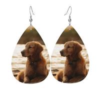 Graffiti on various objects Leather Earrings for Women Dangle Earring Fashion Boho Drop Dangle Earrings Hypoallergenic 925 Silver Teardrop Earring Jewelry Gift Valentine's Day, One Size, No Gemstone