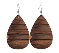 Graffiti on various objects Leather Earrings for Women Dangle Earring Fashion Boho Drop Dangle Earrings Hypoallergenic 925 Silver Teardrop Earring Jewelry Gift Valentine's Day, One Size, No Gemstone