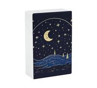 Graffiti Outside The Star Cigarette Case - Waterproof & Crush Proof Cigarette Holder Case for 20 King Size Cigarettes, Portable Pocket Size Travel Box for Men & Women