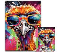 Graffiti Painting Pug 1000 Piece Jigsaw Puzzles for Adults Impossible Jigsaw Puzzles for Adults Ideal And Home Decor 26X38CM/10.23x14.96inch