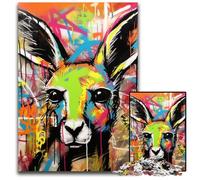 Graffiti Painting Whale JigsawPuzzle 1000 Pieces for Adults Challenging Puzzles Brain Teaser, Adult Game, Family Interactive Activity 26X38CM/10.23x14.96inch