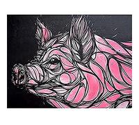Graffiti Pig Piglet Wall Art Print